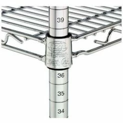 Nexel® P63S Stainless Steel Post 63"H - 4 Pack 13 Nexel® P63S Stainless Steel Post 63"H - 4 Pack -Shelving Sales Store Nexel detail 14