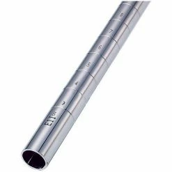 Nexel® P63C Chrome Post 63"H Leveler Installed - 2 Pack