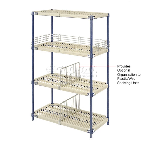 Nexel®, Nexelite®, Shelf Divider, 24"D x 8"H 6 Nexel®, Nexelite®, Shelf Divider, 24"D x 8"H - Image 6