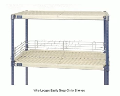 Nexel®, Nexelite®, Shelf Ledge, 60"W x 4"H 10 Nexel®, Nexelite®, Shelf Ledge, 60"W x 4"H -Shelving Sales Store PML24Z 2wco 5