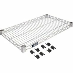 Nexel® S1424C Chrome Wire Shelf 24"W x 14"D