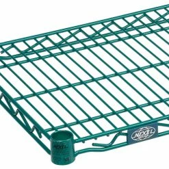 Nexel® S1424G Poly-Green® Epoxy Wire Shelf 24"W x 14"D -Shelving Sales Store S1424GZ 02