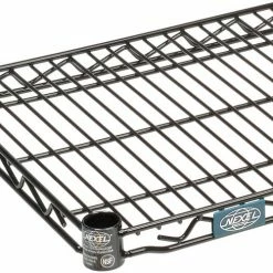 Nexel® S1430B Black Epoxy Wire Shelf 30"W x 14"D -Shelving Sales Store S1430B 02