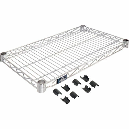Nexel® S1430C Chrome Wire Shelf 30"W x 14"D 1 Nexel® S1430C Chrome Wire Shelf 30"W x 14"D