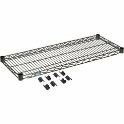 Nexel® S1436B Black Epoxy Wire Shelf 36"W x 14"D