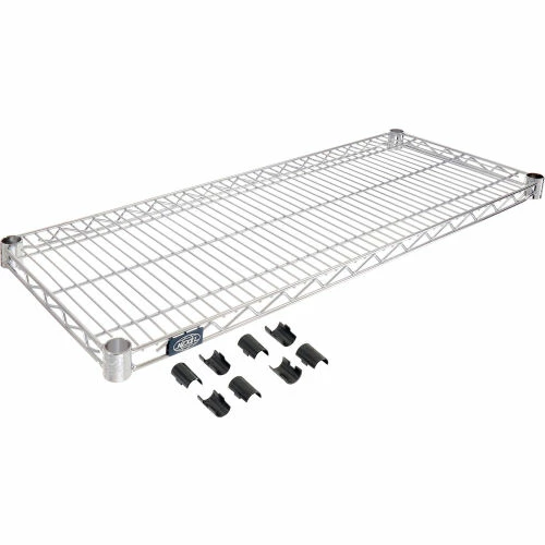 Nexel® S1836S Stainless Steel Wire Shelf 36"W x 18"D 1 Nexel® S1836S Stainless Steel Wire Shelf 36"W x 18"D