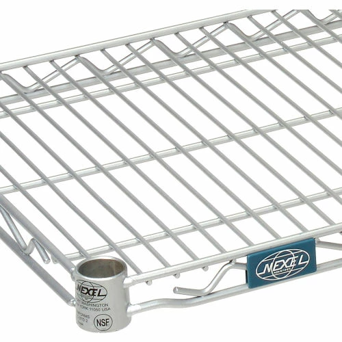 Nexel® S1436EP Nexelate® Wire Shelf 36"W x 14"D 3 Nexel® S1436EP Nexelate® Wire Shelf 36"W x 14"D - Image 3