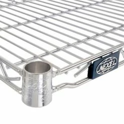 Nexel® S1448C Chrome Wire Shelf 48"W x 14"D -Shelving Sales Store S1448C 02 1