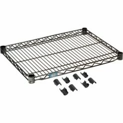 Nexel® S1830B Black Epoxy Wire Shelf 30"W x 18"D