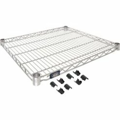 Nexel® S2124C Chrome Wire Shelf 24"W x 21"D