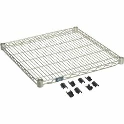 Nexel® S2424Z Poly-Z-Brite® Wire Shelf 24"W x 24"D