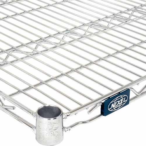Nexel® S3672C Chrome Wire Shelf 72"W x 36"D 3 Nexel® S3672C Chrome Wire Shelf 72"W x 36"D - Image 3