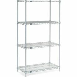 Nexel® S1872C Chrome Wire Shelf 72"W x 18"D 36 Nexel® S1872C Chrome Wire Shelf 72"W x 18"D -Shelving Sales Store nxlate36x18x63