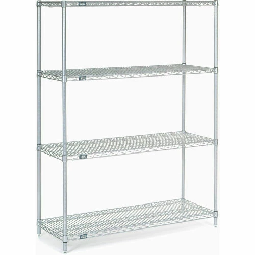 Nexel® Stainless Steel Wire Shelf 48 x 18 with Clips 4 Nexel® Stainless Steel Wire Shelf 48 x 18 with Clips - Image 4