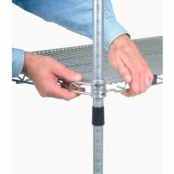 Nexel® S1448Z Poly-Z-Brite® Wire Shelf 48"W x 14"D -Shelving Sales Store nxlate detail03 41