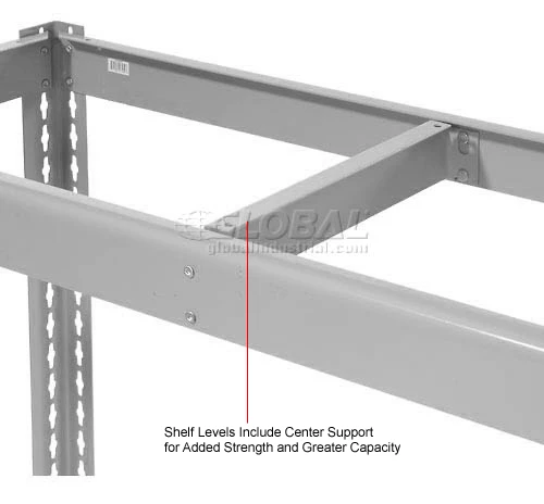 Global Industrial™ Record Storage Open With Boxes 42"W x 30"D x 84"H - Gray 15 Global Industrial™ Record Storage Open With Boxes 42"W x 30"D x 84"H - Gray - Image 15